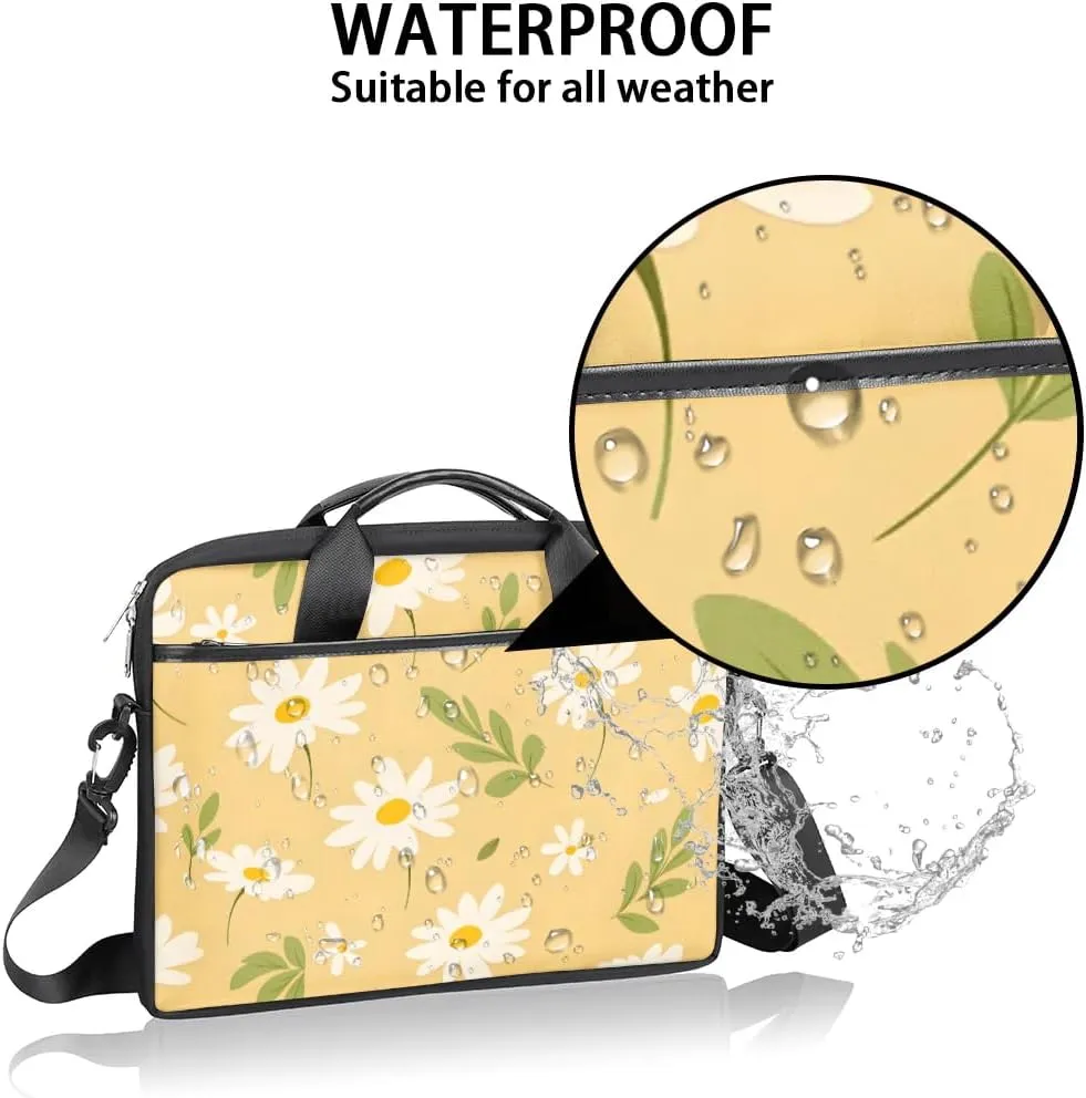 Laptop Shoulder Bag for 13-15 Inch Waterproof Laptop Sleeve Case Bag Slim Computer Carry Case Computer Cases for Laptops