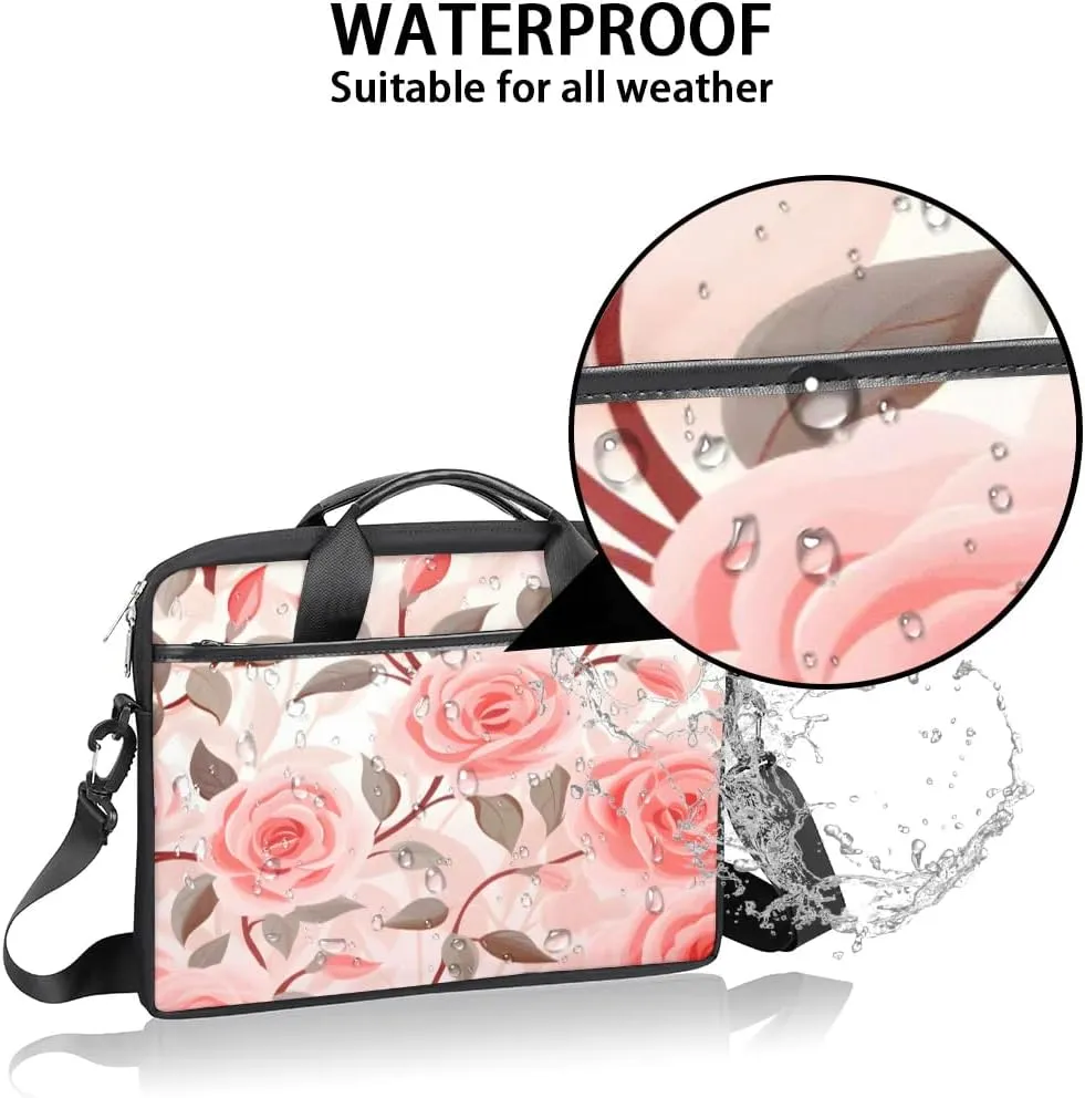 Laptop Shoulder Bag for 13-15 Inch Waterproof Laptop Sleeve Case Bag Slim Computer Carry Case Computer Cases for Laptops