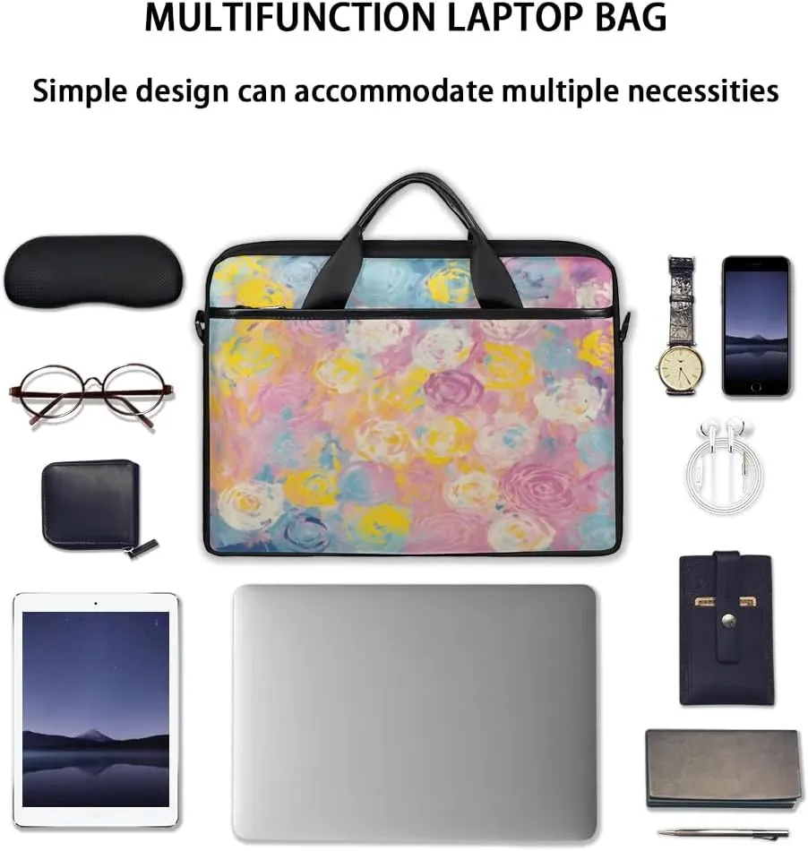 Laptop Shoulder Bag for 13-15 Inch Waterproof Laptop Sleeve Case Bag Slim Computer Carry Case Computer Cases for Laptops