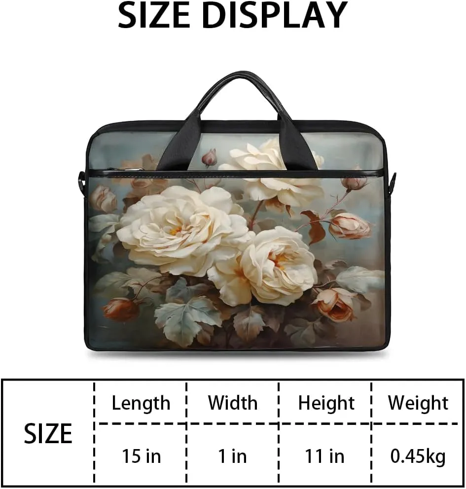 Laptop Shoulder Bag for 13-15 Inch Waterproof Laptop Sleeve Case Bag Slim Computer Carry Case Computer Cases for Laptops