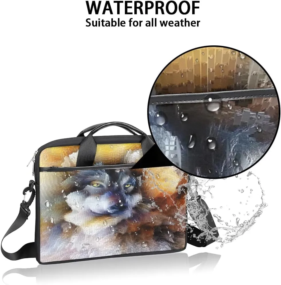 Laptop Shoulder Bag for 13-15 Inch Waterproof Laptop Sleeve Case Bag Slim Computer Carry Case Computer Cases for Laptops