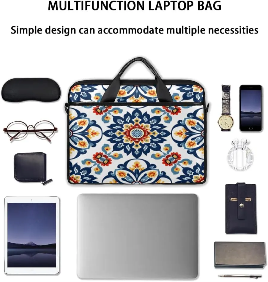 Laptop Shoulder Bag for 13-15 Inch Waterproof Laptop Sleeve Case Bag Slim Computer Carry Case Computer Cases for Laptops