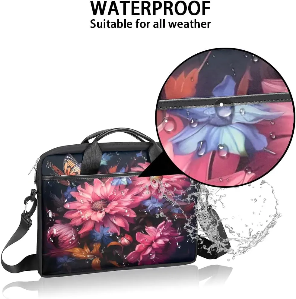 Laptop Shoulder Bag for 13-15 Inch Waterproof Laptop Sleeve Case Bag Slim Computer Carry Case Computer Cases for Laptops