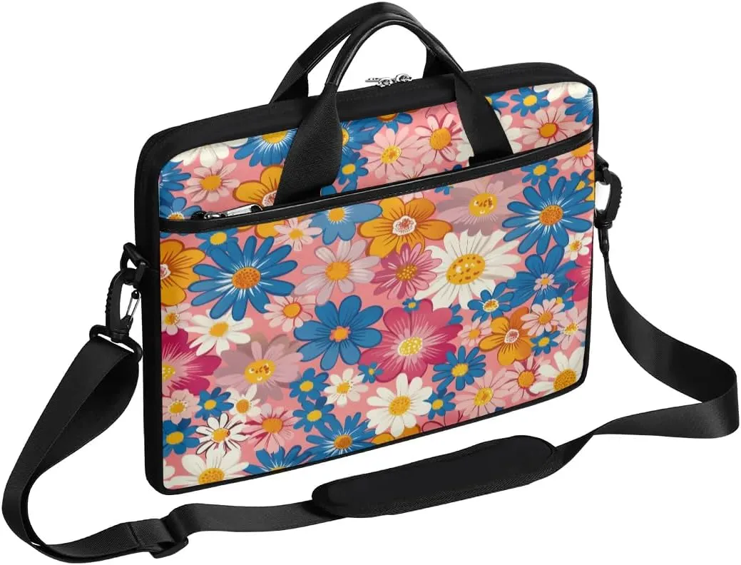 Laptop Shoulder Bag for 13-15 Inch Waterproof Laptop Sleeve Case Bag Slim Computer Carry Case Computer Cases for Laptops