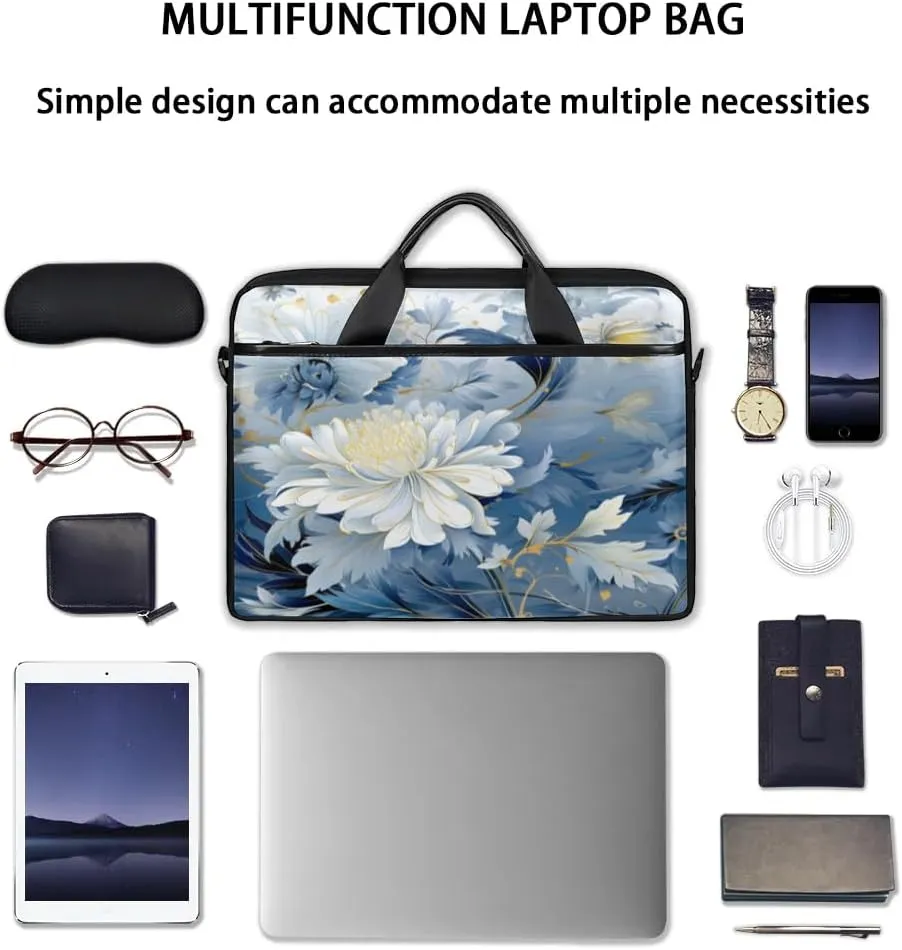 Laptop Shoulder Bag for 13-15 Inch Waterproof Laptop Sleeve Case Bag Slim Computer Carry Case Computer Cases for Laptops