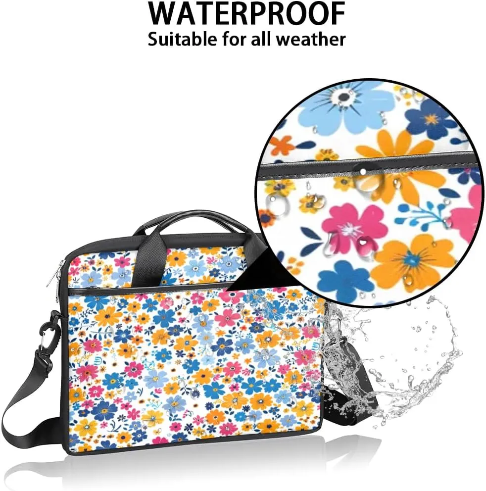 Laptop Shoulder Bag for 13-15 Inch Waterproof Laptop Sleeve Case Bag Slim Computer Carry Case Computer Cases for Laptops