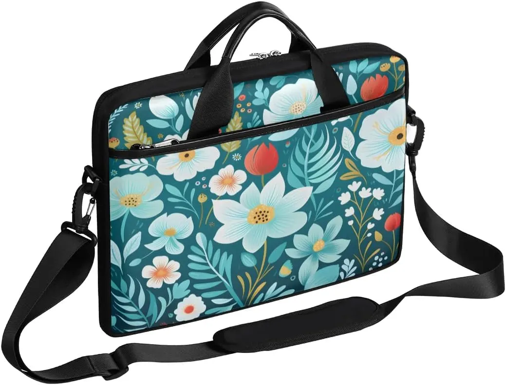 Laptop Shoulder Bag for 13-15 Inch Waterproof Laptop Sleeve Case Bag Slim Computer Carry Case Computer Cases for Laptops