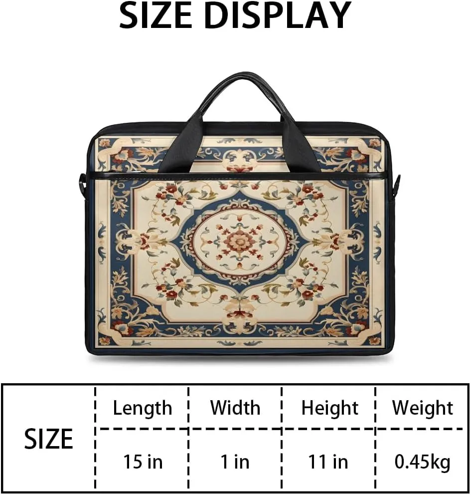 Laptop Shoulder Bag for 13-15 Inch Waterproof Laptop Sleeve Case Bag Slim Computer Carry Case Computer Cases for Laptops