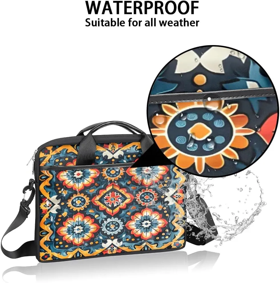 Laptop Shoulder Bag for 13-15 Inch Waterproof Laptop Sleeve Case Bag Slim Computer Carry Case Computer Cases for Laptops