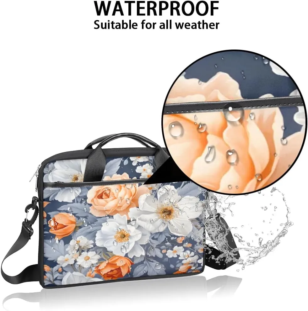 Laptop Shoulder Bag for 13-15 Inch Waterproof Laptop Sleeve Case Bag Slim Computer Carry Case Computer Cases for Laptops
