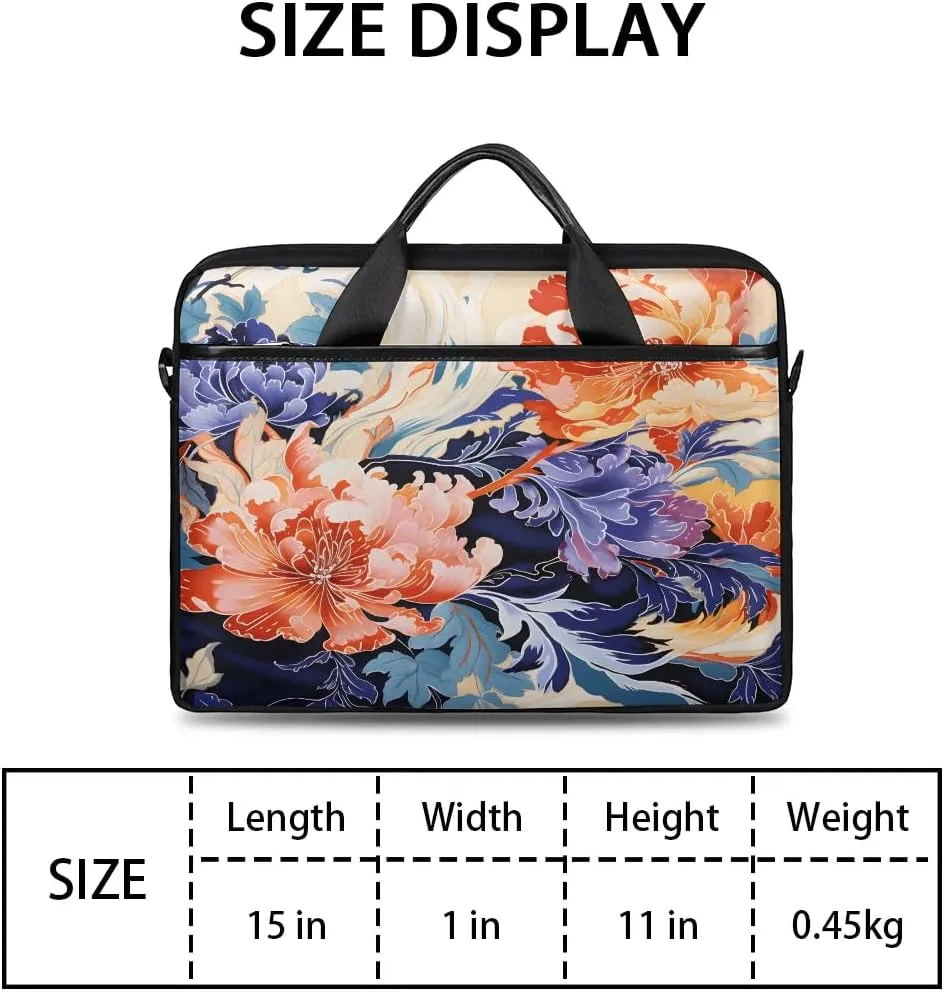 Laptop Shoulder Bag for 13-15 Inch Waterproof Laptop Sleeve Case Bag Slim Computer Carry Case Computer Cases for Laptops