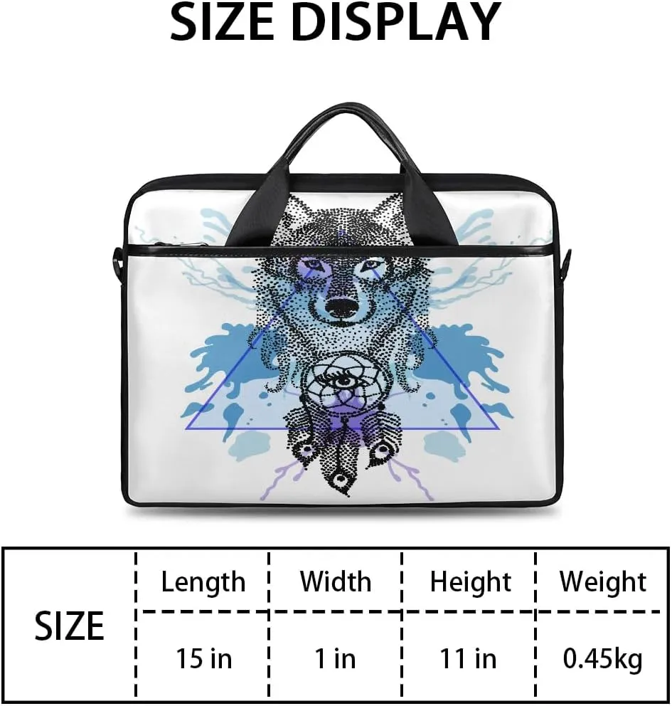 Laptop Shoulder Bag for 13-15 Inch Waterproof Laptop Sleeve Case Bag Slim Computer Carry Case Computer Cases for Laptops