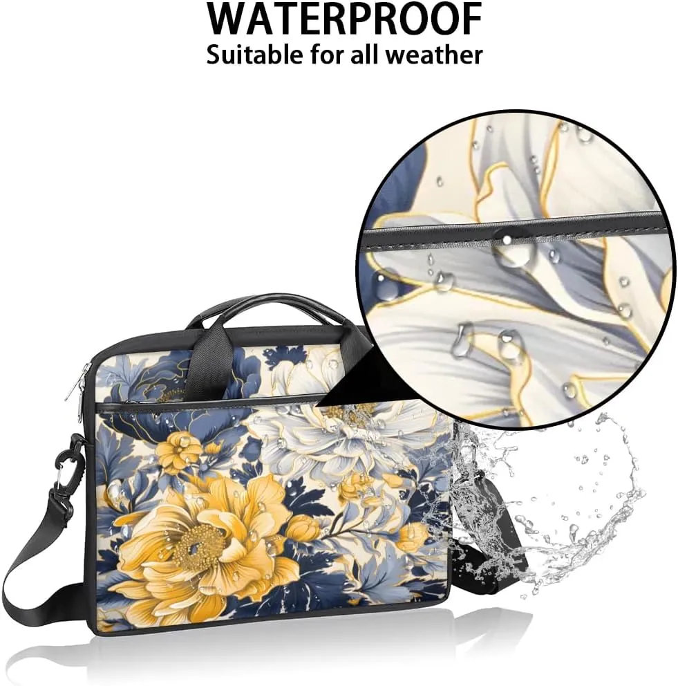 Laptop Shoulder Bag for 13-15 Inch Waterproof Laptop Sleeve Case Bag Slim Computer Carry Case Computer Cases for Laptops