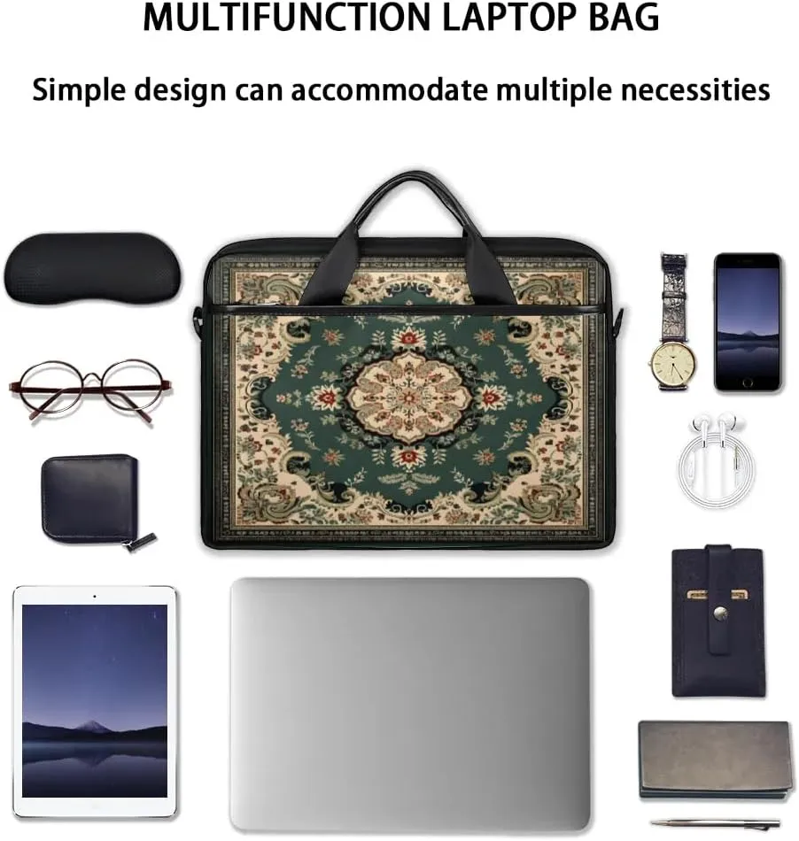 Laptop Shoulder Bag for 13-15 Inch Waterproof Laptop Sleeve Case Bag Slim Computer Carry Case Computer Cases for Laptops