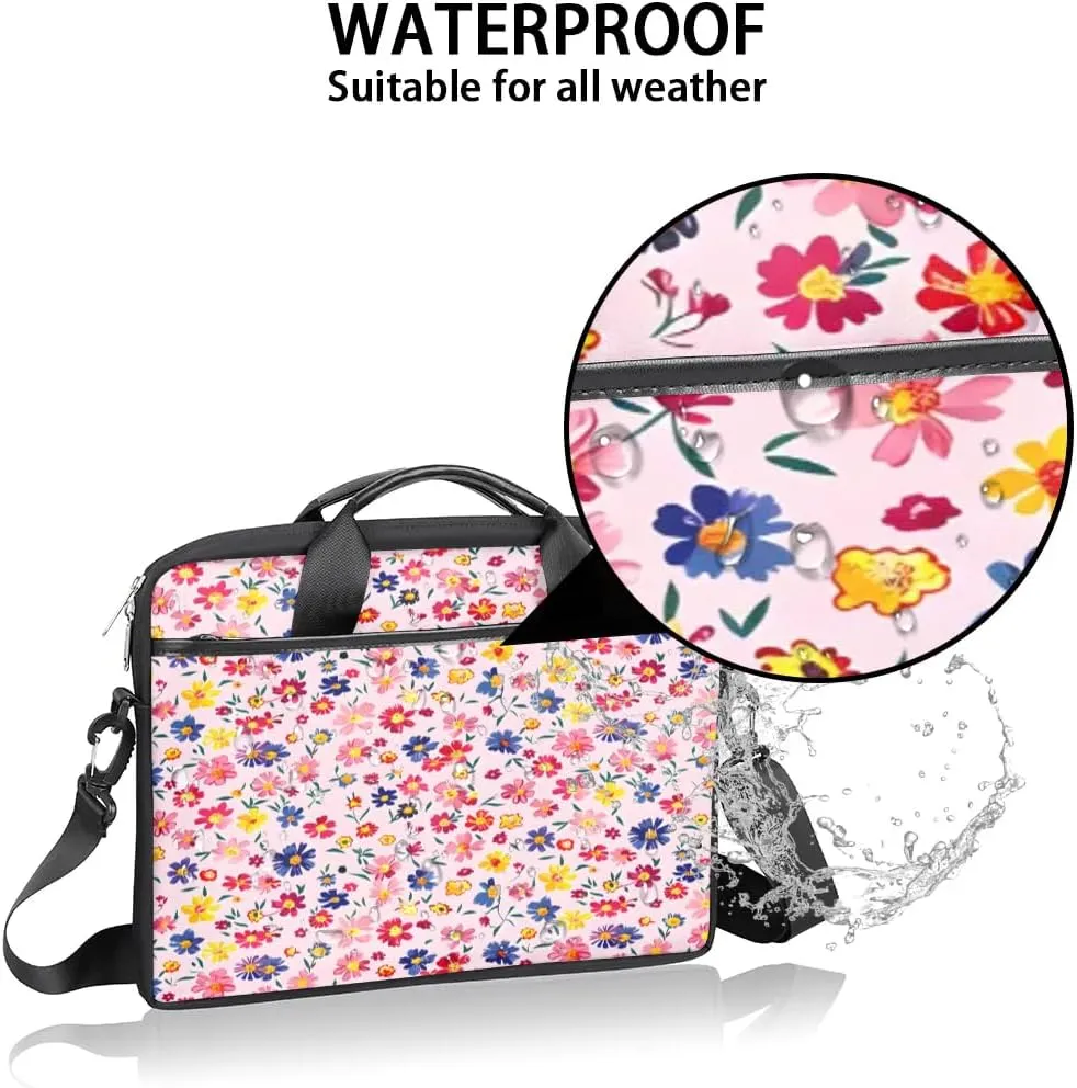 Laptop Shoulder Bag for 13-15 Inch Waterproof Laptop Sleeve Case Bag Slim Computer Carry Case Computer Cases for Laptops