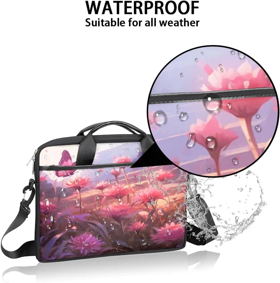 Laptop Shoulder Bag for 13-15 Inch Waterproof Laptop Sleeve Case Bag Slim Computer Carry Case Computer Cases for Laptops