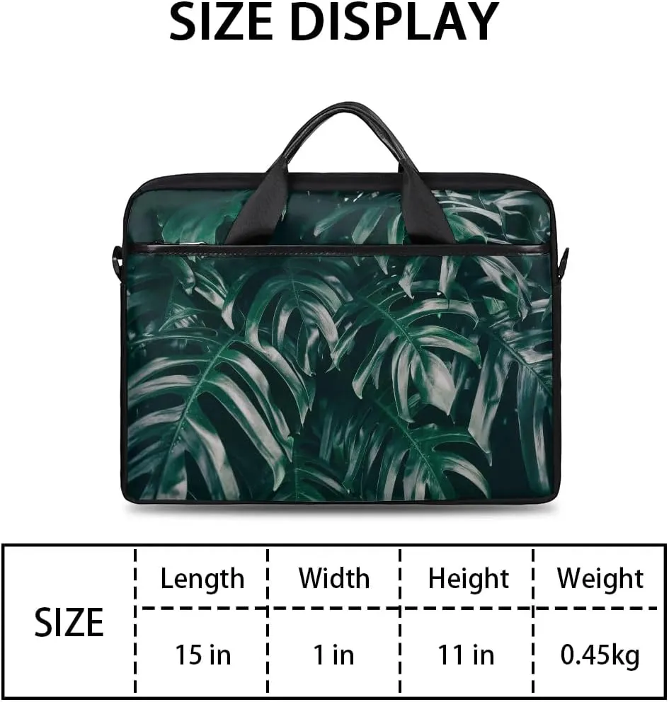 Laptop Shoulder Bag for 13-15 Inch Waterproof Laptop Sleeve Case Bag Slim Computer Carry Case Computer Cases for Laptops