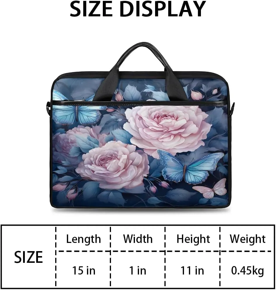 Laptop Shoulder Bag for 13-15 Inch Waterproof Laptop Sleeve Case Bag Slim Computer Carry Case Computer Cases for Laptops