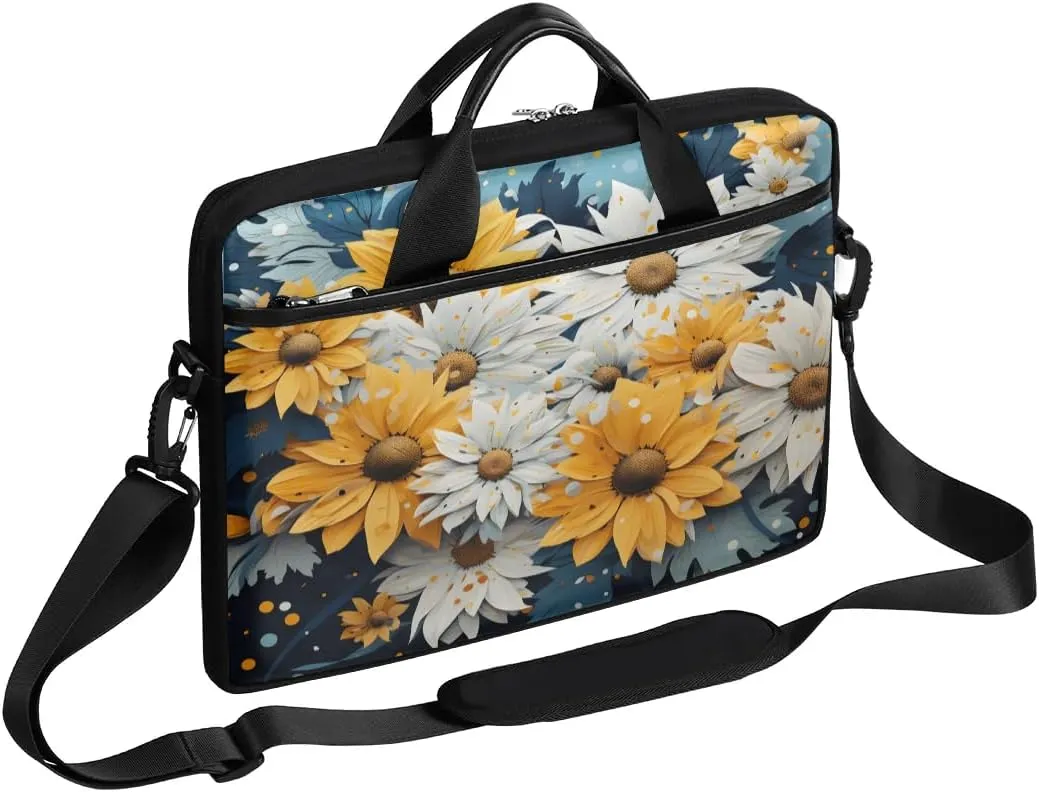 Laptop Shoulder Bag for 13-15 Inch Waterproof Laptop Sleeve Case Bag Slim Computer Carry Case Computer Cases for Laptops
