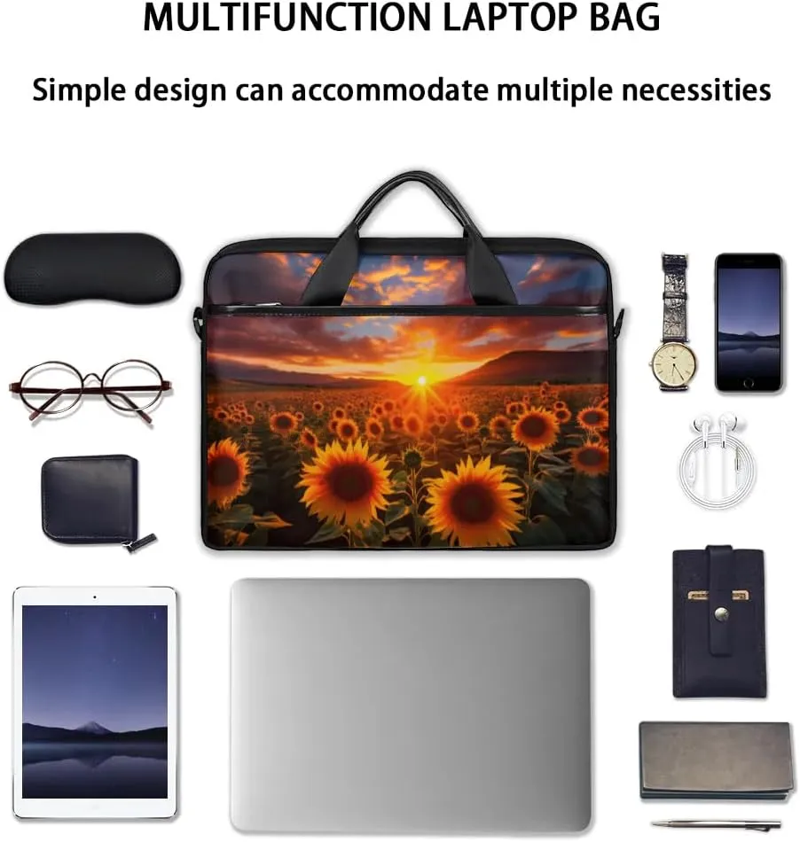 Laptop Shoulder Bag for 13-15 Inch Waterproof Laptop Sleeve Case Bag Slim Computer Carry Case Computer Cases for Laptops