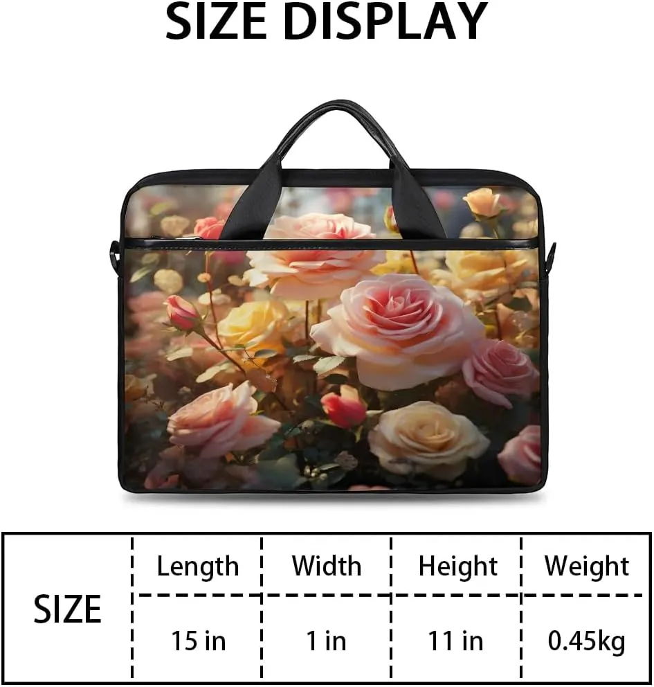 Laptop Shoulder Bag for 13-15 Inch Waterproof Laptop Sleeve Case Bag Slim Computer Carry Case Computer Cases for Laptops