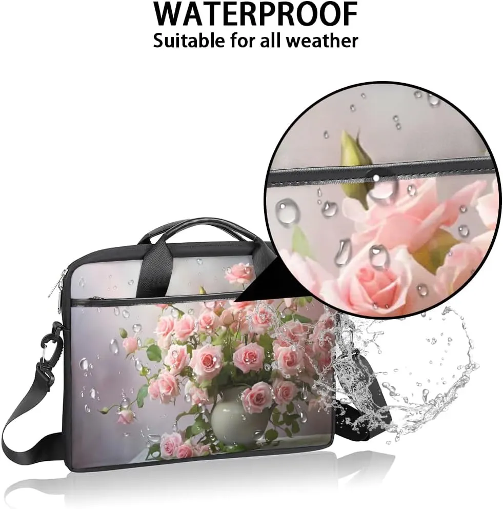 Laptop Shoulder Bag for 13-15 Inch Waterproof Laptop Sleeve Case Bag Slim Computer Carry Case Computer Cases for Laptops