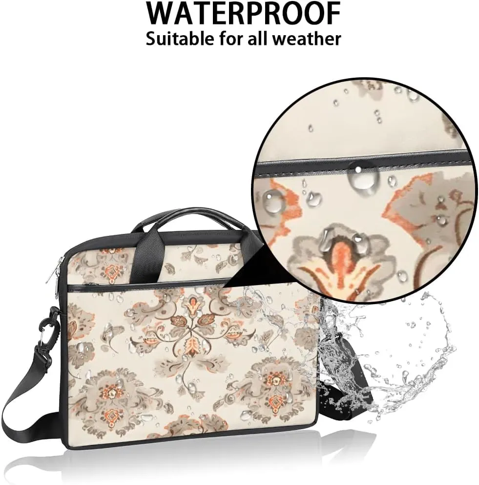 Laptop Shoulder Bag for 13-15 Inch Waterproof Laptop Sleeve Case Bag Slim Computer Carry Case Computer Cases for Laptops