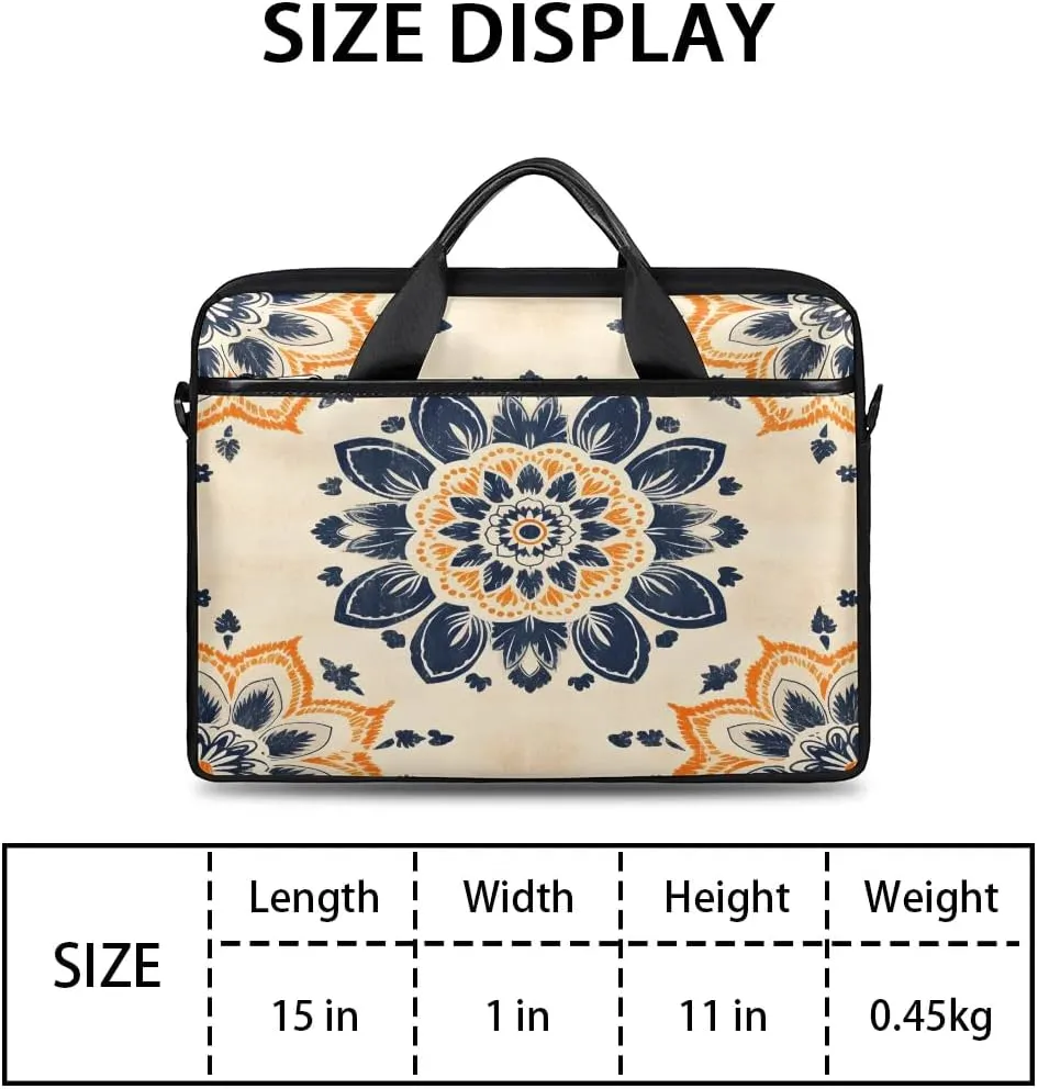Laptop Shoulder Bag for 13-15 Inch Waterproof Laptop Sleeve Case Bag Slim Computer Carry Case Computer Cases for Laptops
