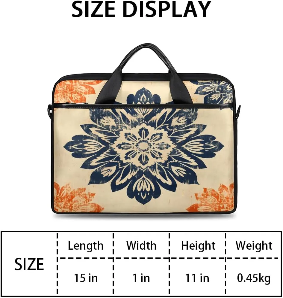 Laptop Shoulder Bag for 13-15 Inch Waterproof Laptop Sleeve Case Bag Slim Computer Carry Case Computer Cases for Laptops