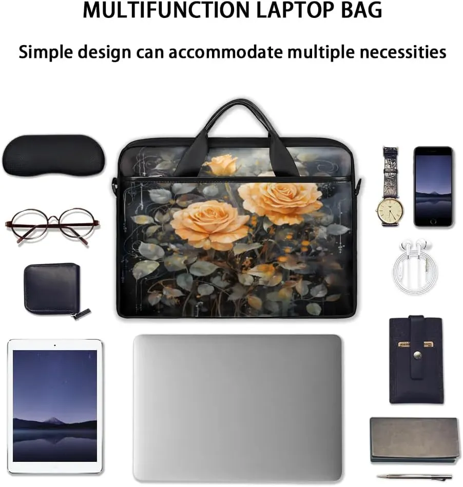 Laptop Shoulder Bag for 13-15 Inch Waterproof Laptop Sleeve Case Bag Slim Computer Carry Case Computer Cases for Laptops
