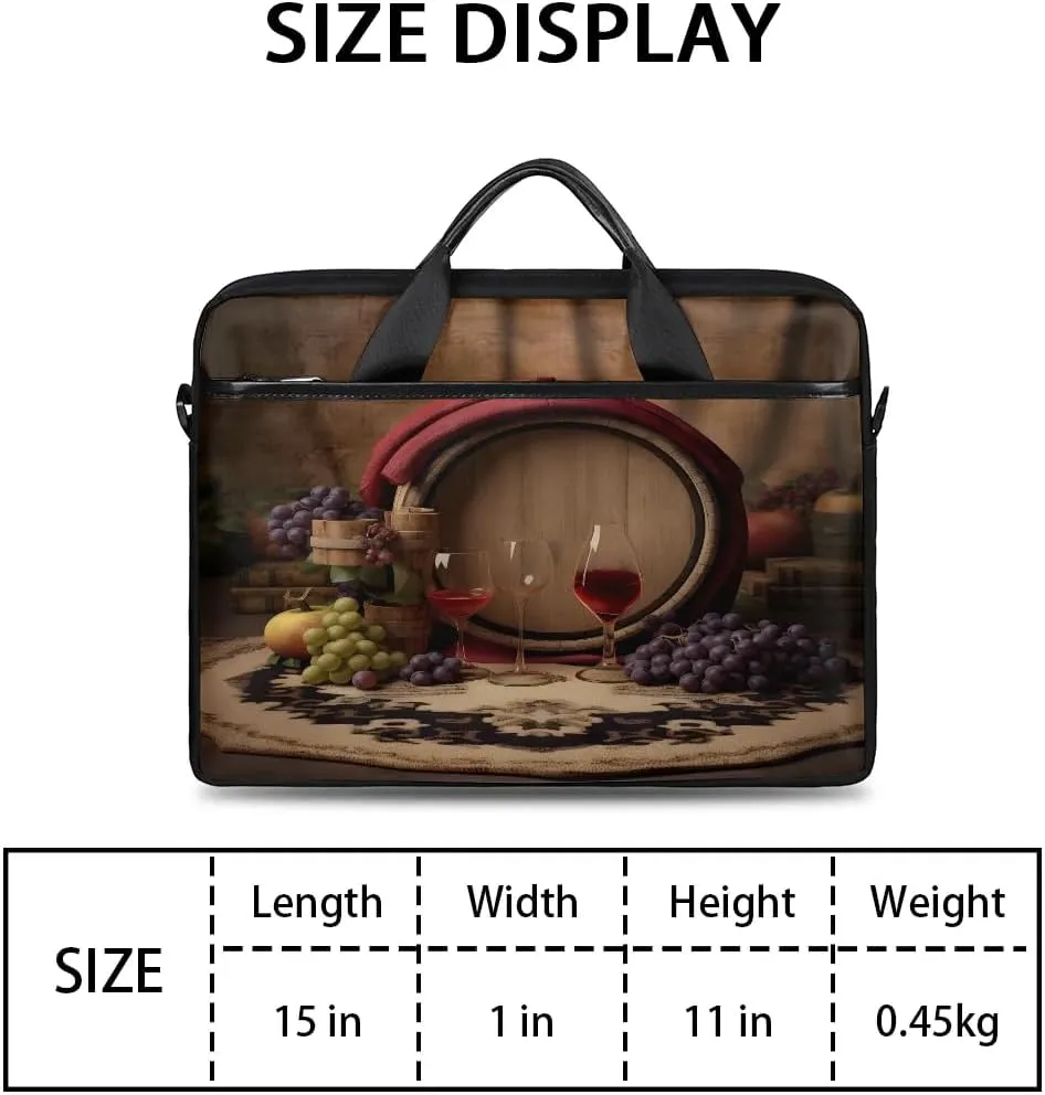Laptop Shoulder Bag for 13-15 Inch Waterproof Laptop Sleeve Case Bag Slim Computer Carry Case Computer Cases for Laptops