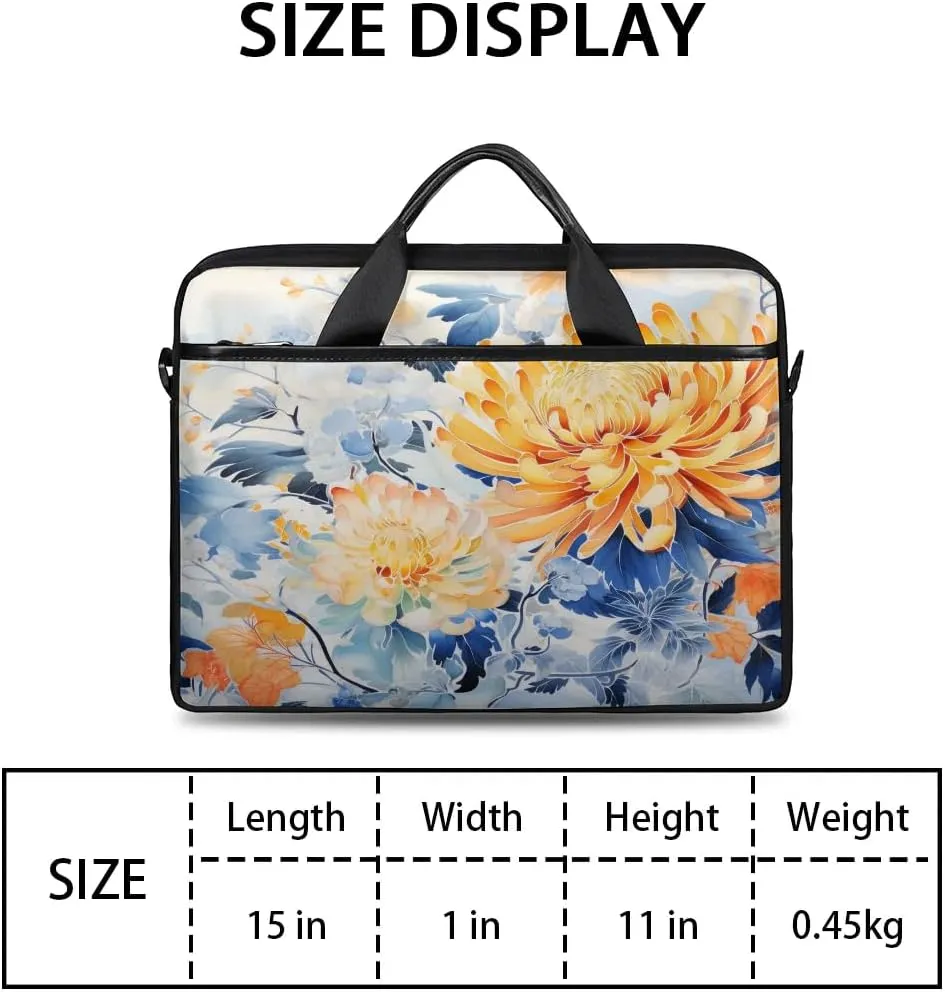 Laptop Shoulder Bag for 13-15 Inch Waterproof Laptop Sleeve Case Bag Slim Computer Carry Case Computer Cases for Laptops