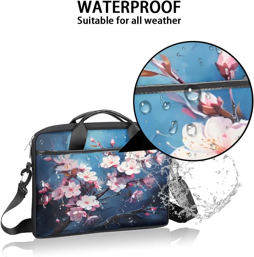 Laptop Shoulder Bag for 13-15 Inch Waterproof Laptop Sleeve Case Bag Slim Computer Carry Case Computer Cases for Laptops