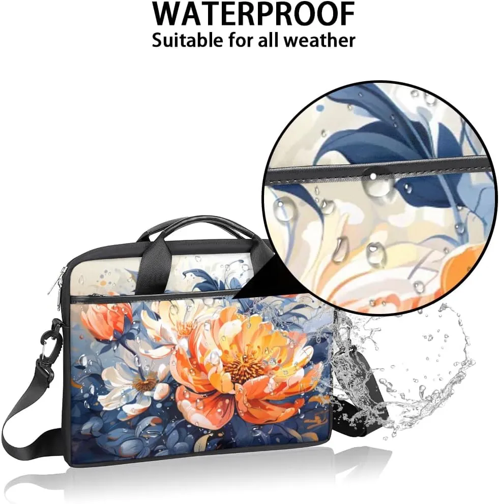 Laptop Shoulder Bag for 13-15 Inch Waterproof Laptop Sleeve Case Bag Slim Computer Carry Case Computer Cases for Laptops