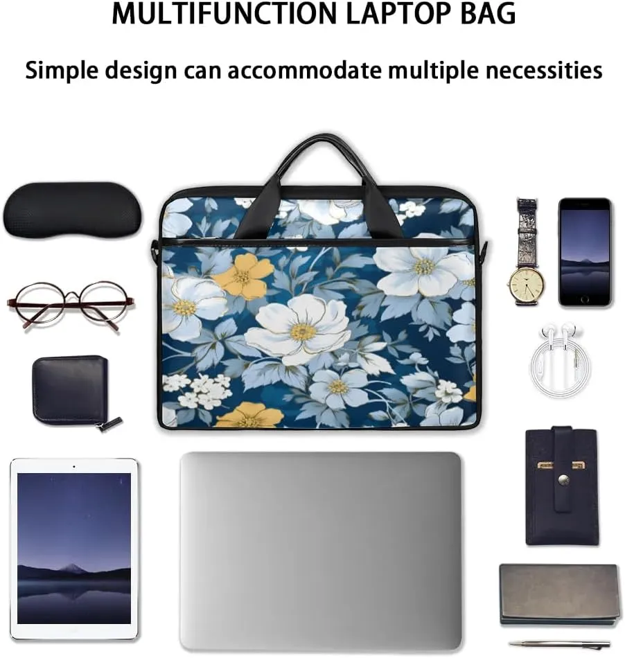Laptop Shoulder Bag for 13-15 Inch Waterproof Laptop Sleeve Case Bag Slim Computer Carry Case Computer Cases for Laptops