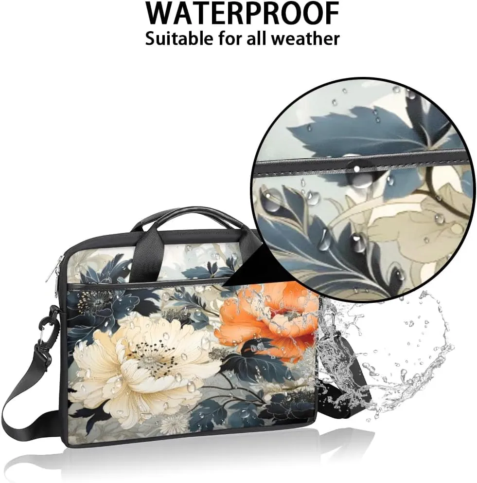 Laptop Shoulder Bag for 13-15 Inch Waterproof Laptop Sleeve Case Bag Slim Computer Carry Case Computer Cases for Laptops