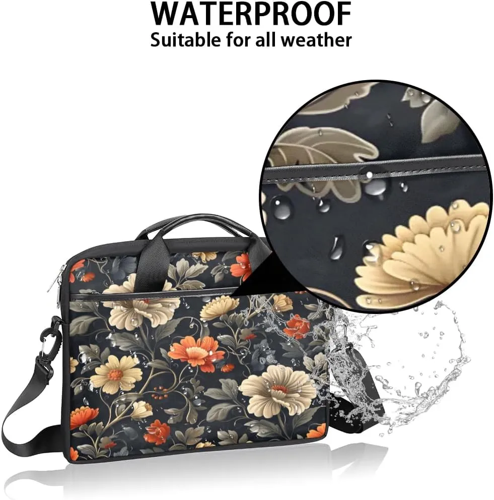 Laptop Shoulder Bag for 13-15 Inch Waterproof Laptop Sleeve Case Bag Slim Computer Carry Case Computer Cases for Laptops