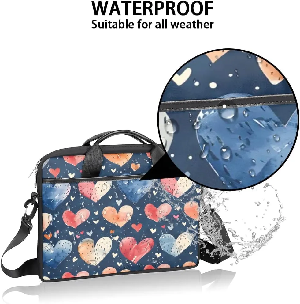 Laptop Shoulder Bag for 13-15 Inch Waterproof Laptop Sleeve Case Bag Slim Computer Carry Case Computer Cases for Laptops