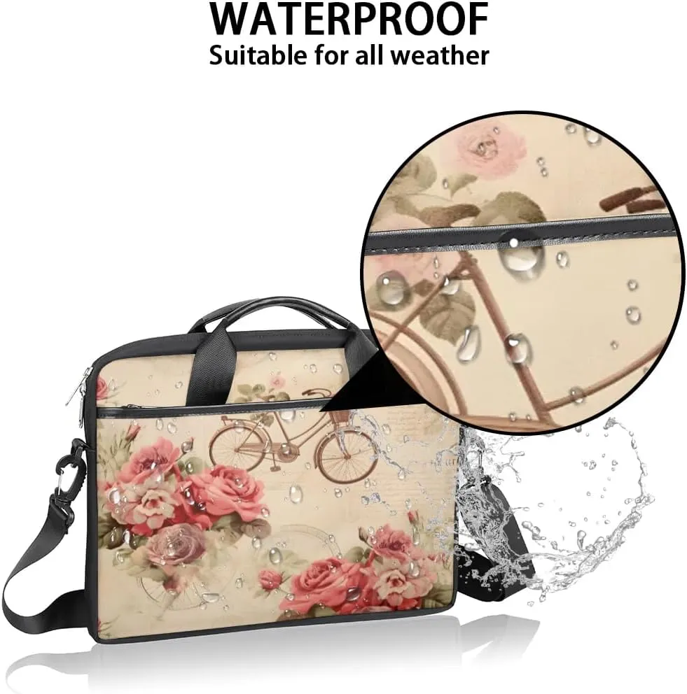Laptop Shoulder Bag for 13-15 Inch Waterproof Laptop Sleeve Case Bag Slim Computer Carry Case Computer Cases for Laptops