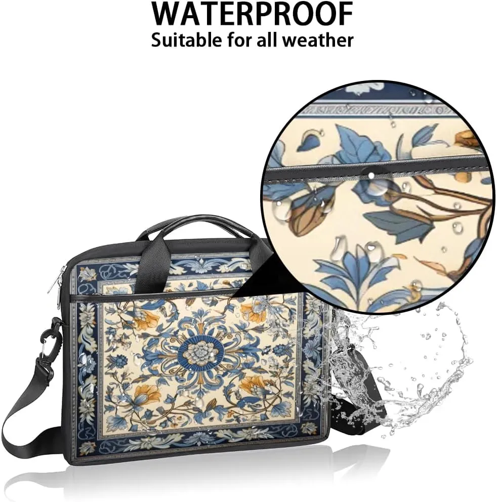 Laptop Shoulder Bag for 13-15 Inch Waterproof Laptop Sleeve Case Bag Slim Computer Carry Case Computer Cases for Laptops