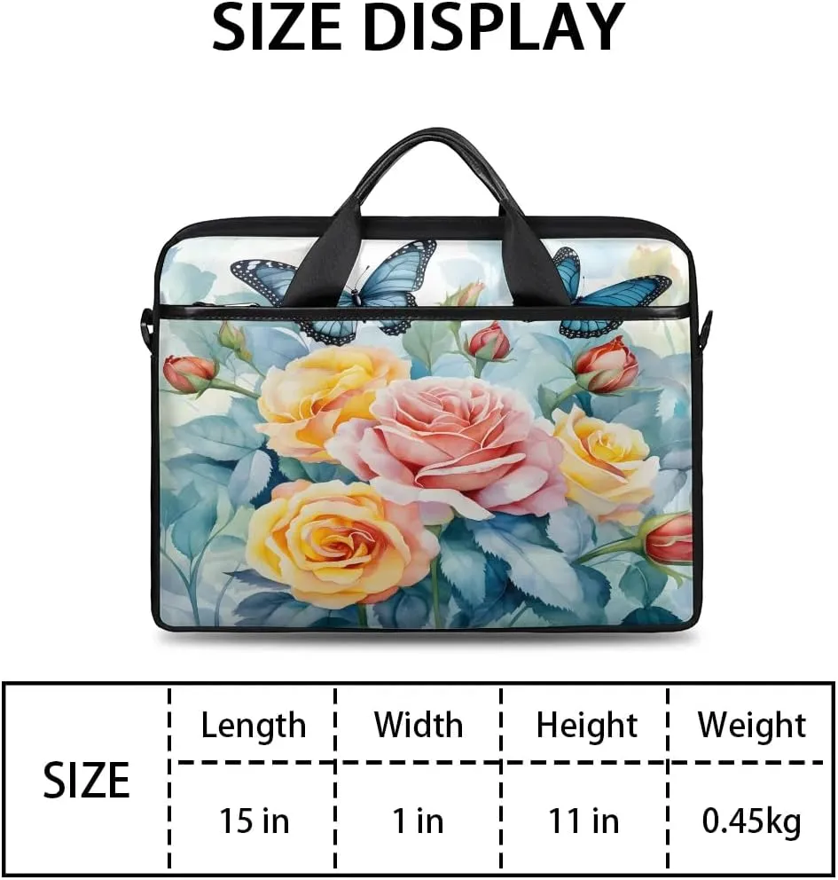 Laptop Shoulder Bag for 13-15 Inch Waterproof Laptop Sleeve Case Bag Slim Computer Carry Case Computer Cases for Laptops