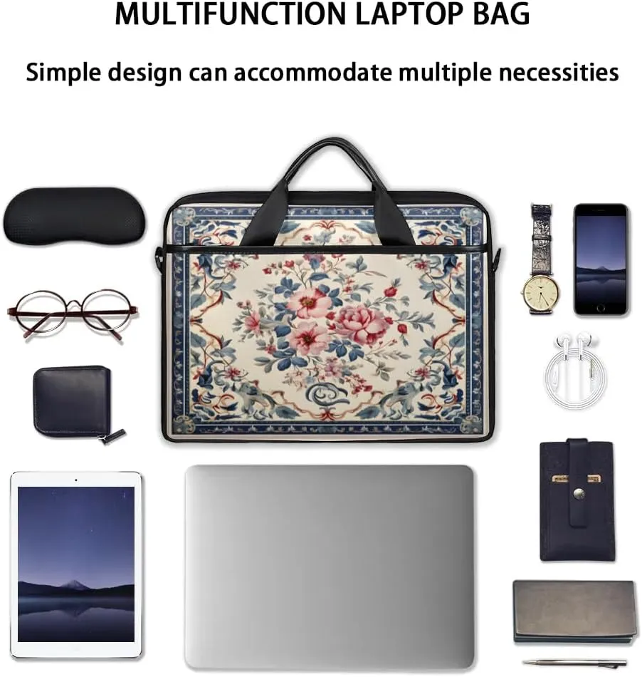 Laptop Shoulder Bag for 13-15 Inch Waterproof Laptop Sleeve Case Bag Slim Computer Carry Case Computer Cases for Laptops