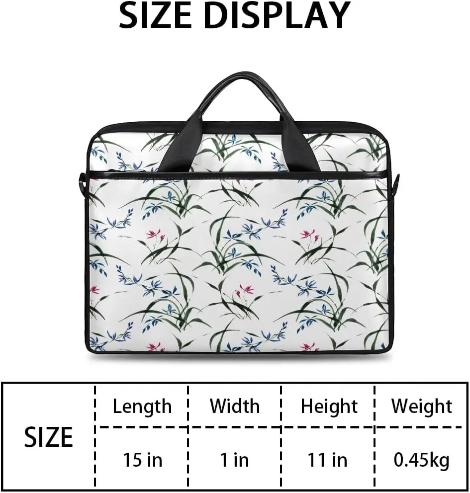 Laptop Shoulder Bag for 13-15 Inch Waterproof Laptop Sleeve Case Bag Slim Computer Carry Case Computer Cases for Laptops