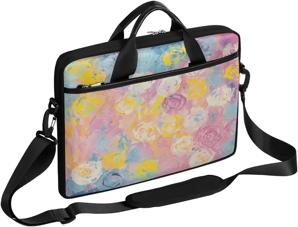 Laptop Shoulder Bag for 13-15 Inch Waterproof Laptop Sleeve Case Bag Slim Computer Carry Case Computer Cases for Laptops