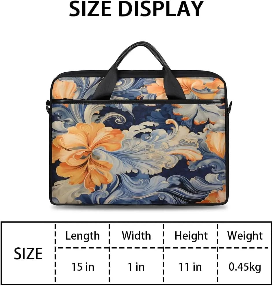 Laptop Shoulder Bag for 13-15 Inch Waterproof Laptop Sleeve Case Bag Slim Computer Carry Case Computer Cases for Laptops
