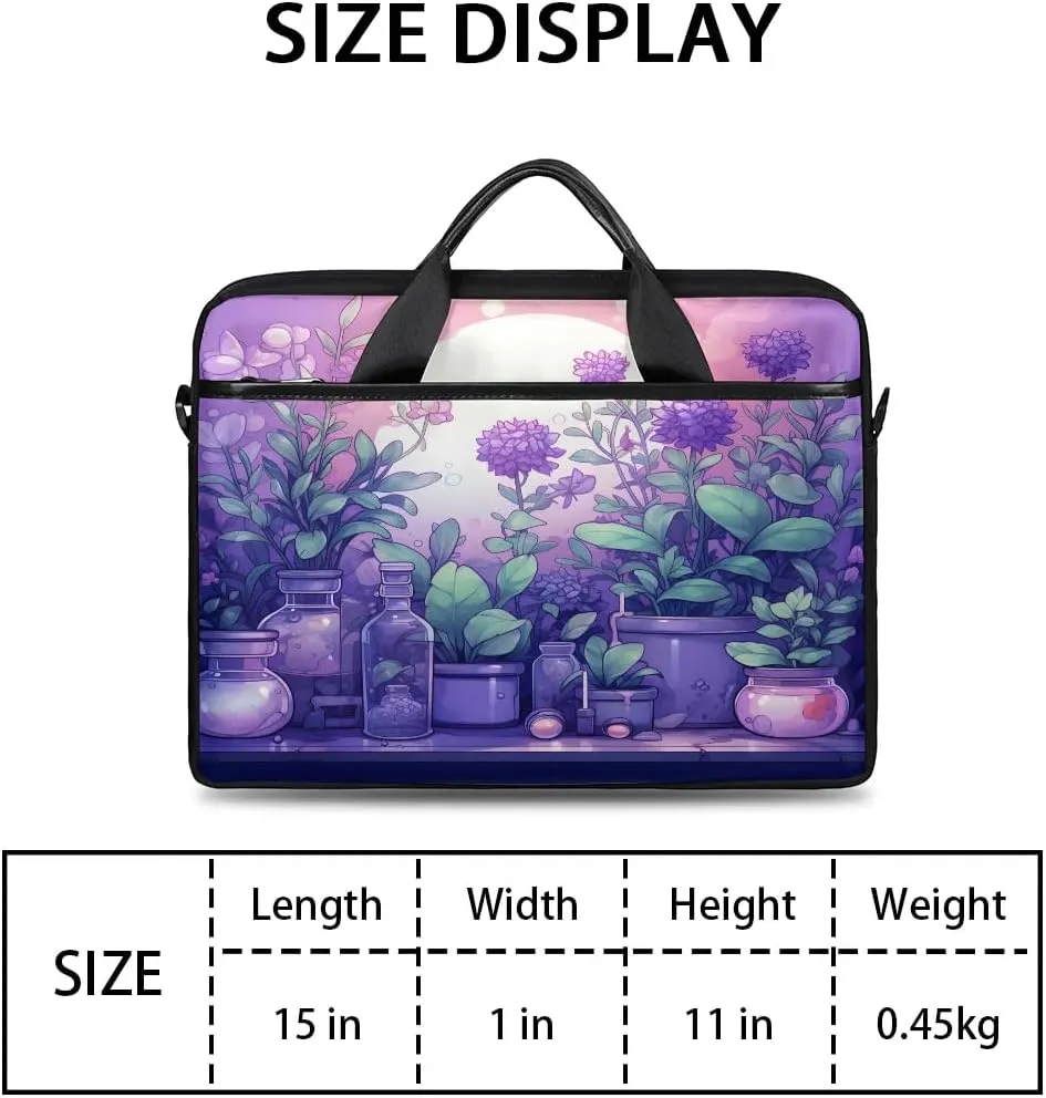 Laptop Shoulder Bag for 13-15 Inch Waterproof Laptop Sleeve Case Bag Slim Computer Carry Case Computer Cases for Laptops