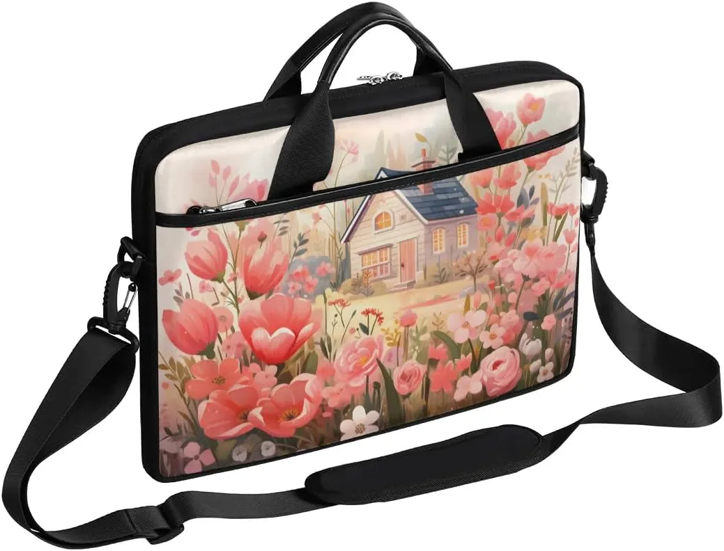 Laptop Shoulder Bag for 13-15 Inch Waterproof Laptop Sleeve Case Bag Slim Computer Carry Case Computer Cases for Laptops