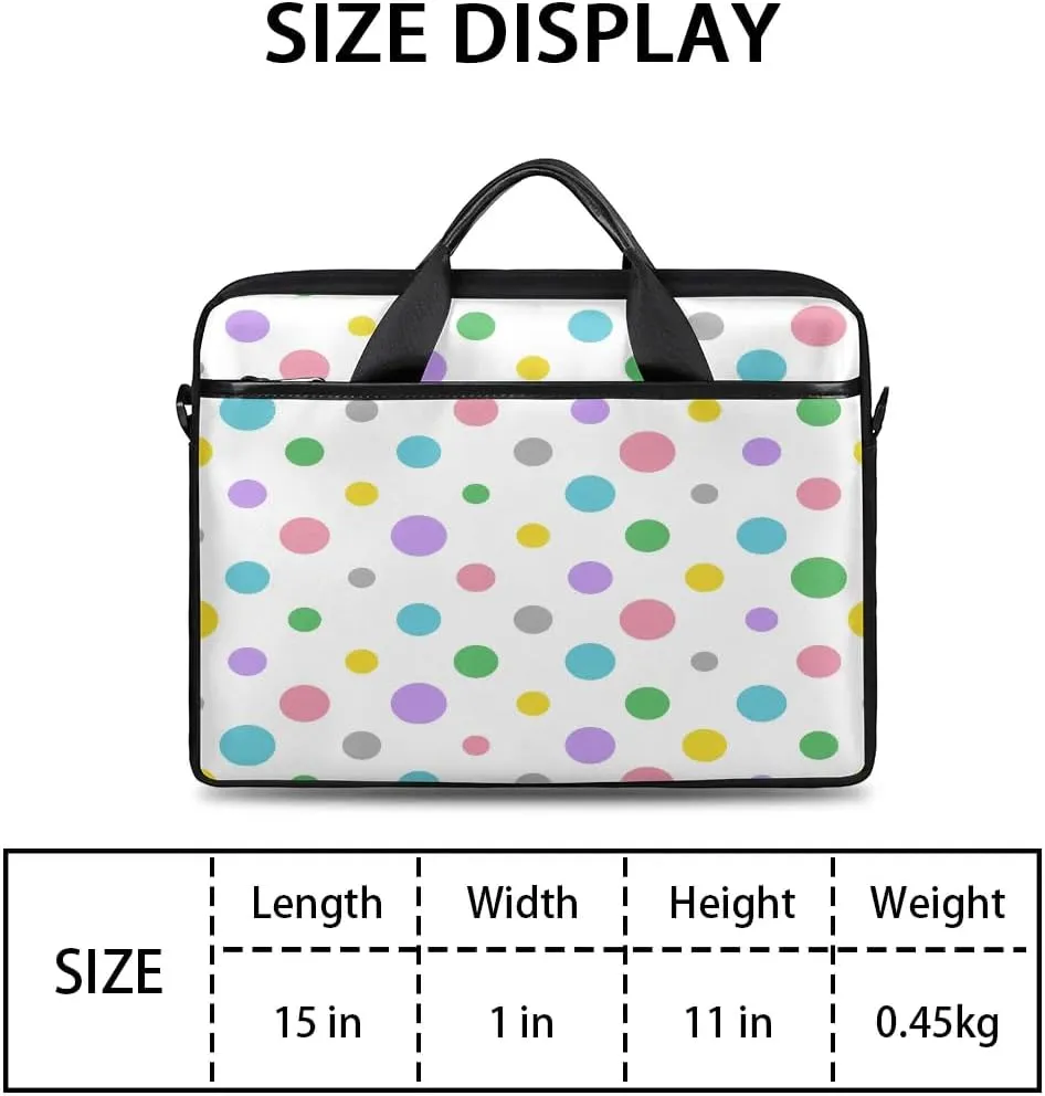 Laptop Shoulder Bag for 13-15 Inch Waterproof Laptop Sleeve Case Bag Slim Computer Carry Case Computer Cases for Laptops