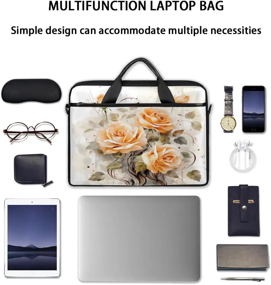 Laptop Shoulder Bag for 13-15 Inch Waterproof Laptop Sleeve Case Bag Slim Computer Carry Case Computer Cases for Laptops