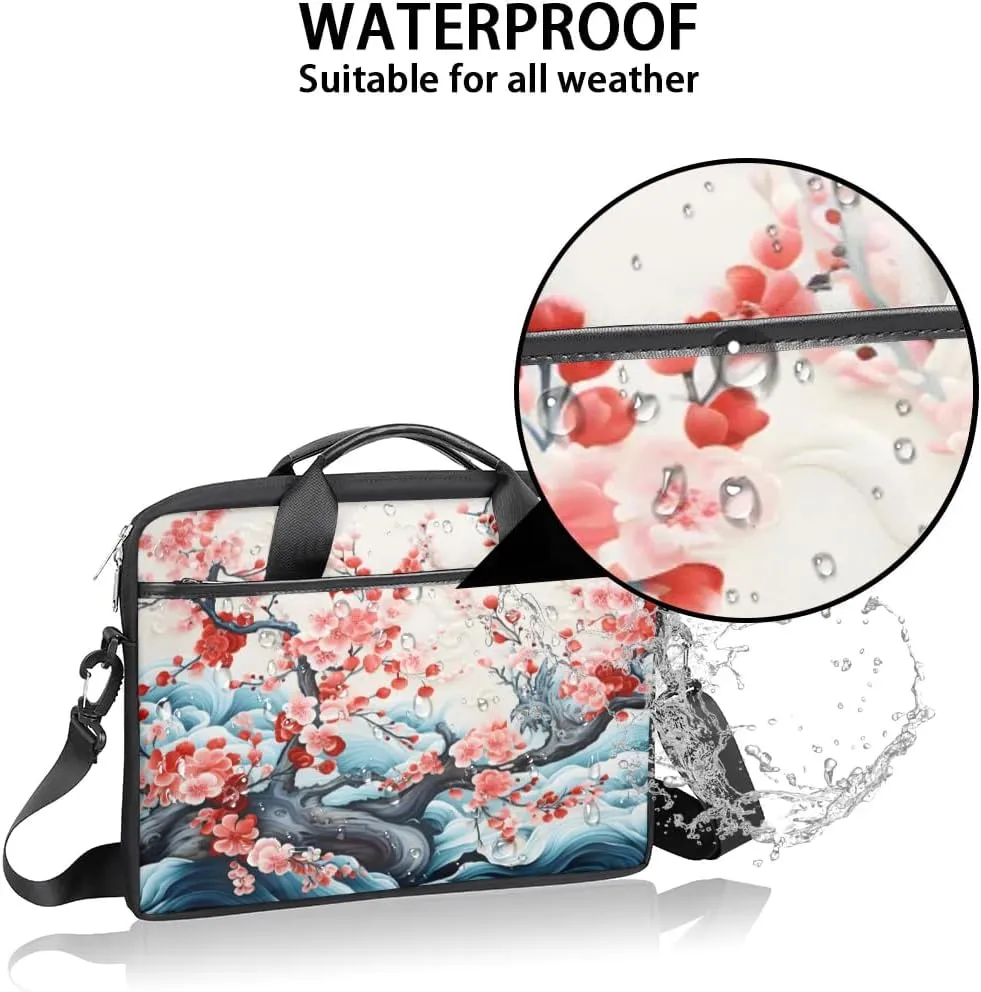 Laptop Shoulder Bag for 13-15 Inch Waterproof Laptop Sleeve Case Bag Slim Computer Carry Case Computer Cases for Laptops